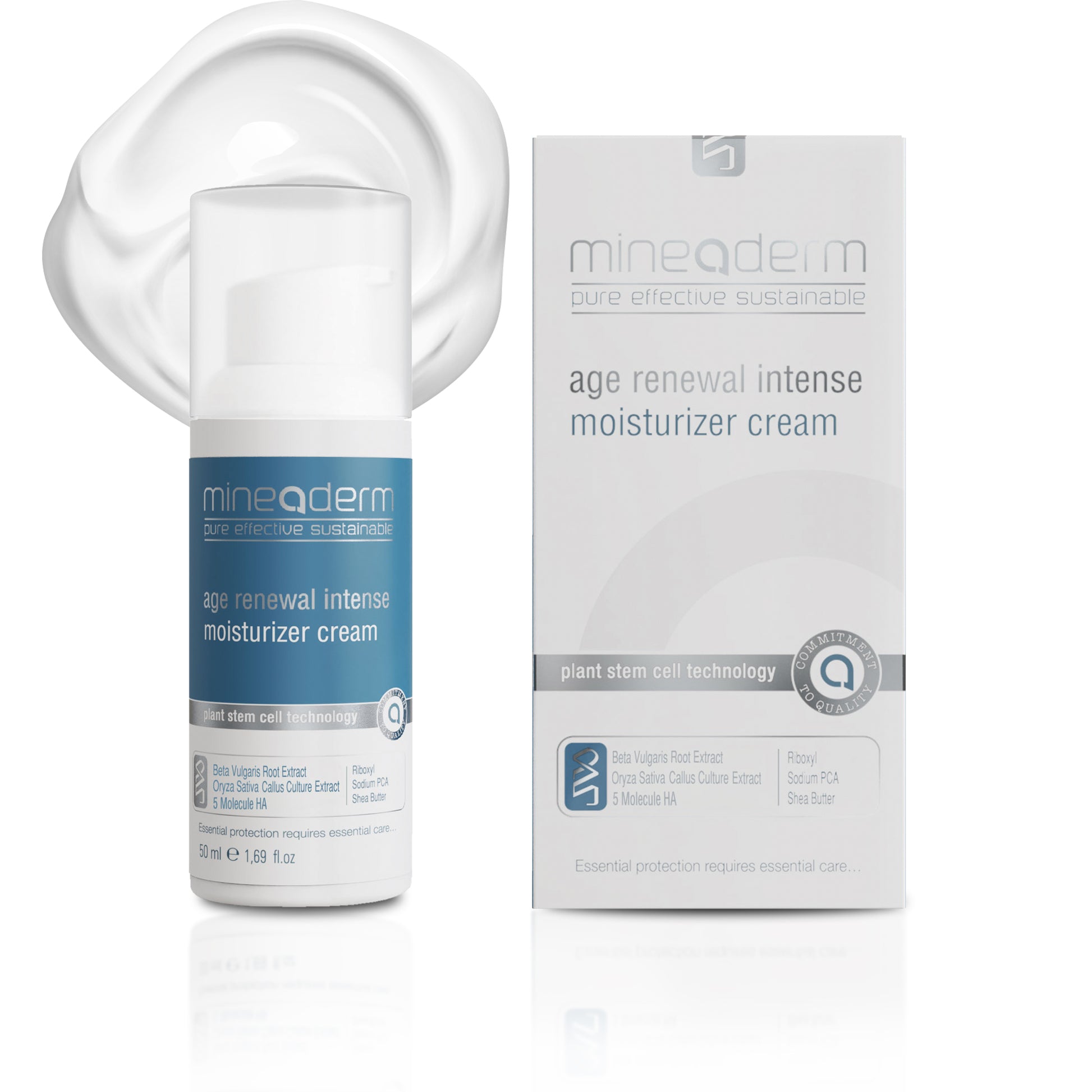 Age Renewal Intense Moisturizer Cream – Intensiv feuchtigkeitsspendende Anti-Aging-Creme zur Erneuerung und Verjüngung der Haut | Mineaderm