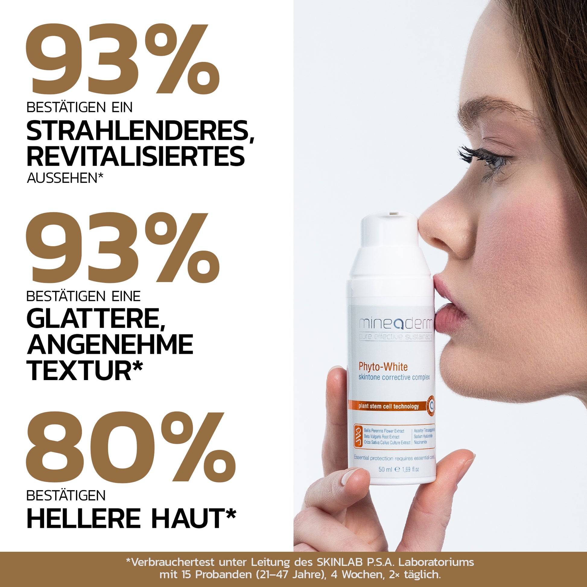Phyto-White Skintone Corrective Complex – Pflanzliche Wirkstoffe zur Reduktion von Pigmentflecken | Mineaderm