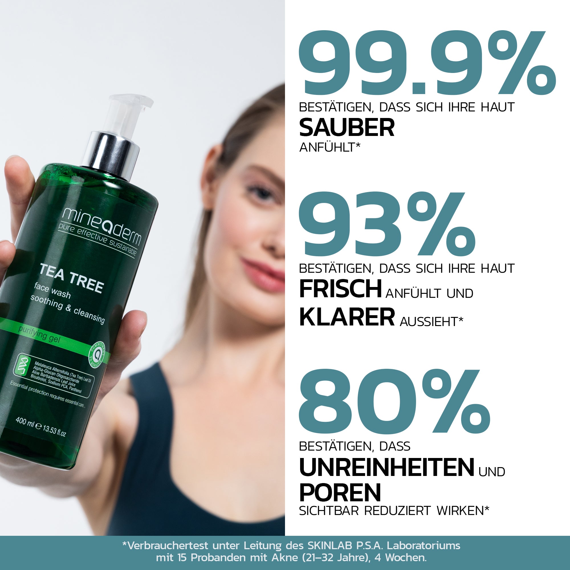 Tea Tree Face Wash- 400 ml