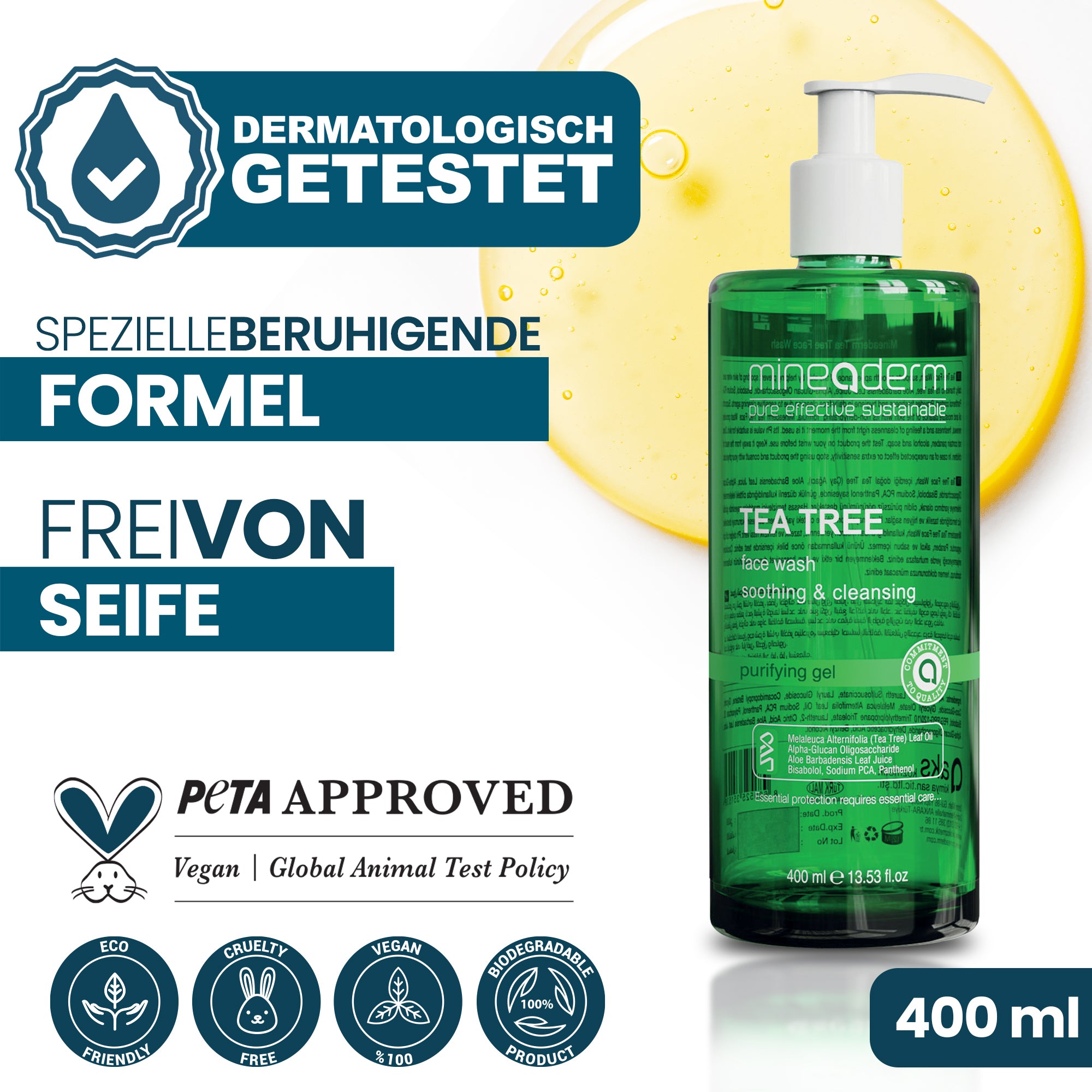 Tea Tree Face Wash- 400 ml