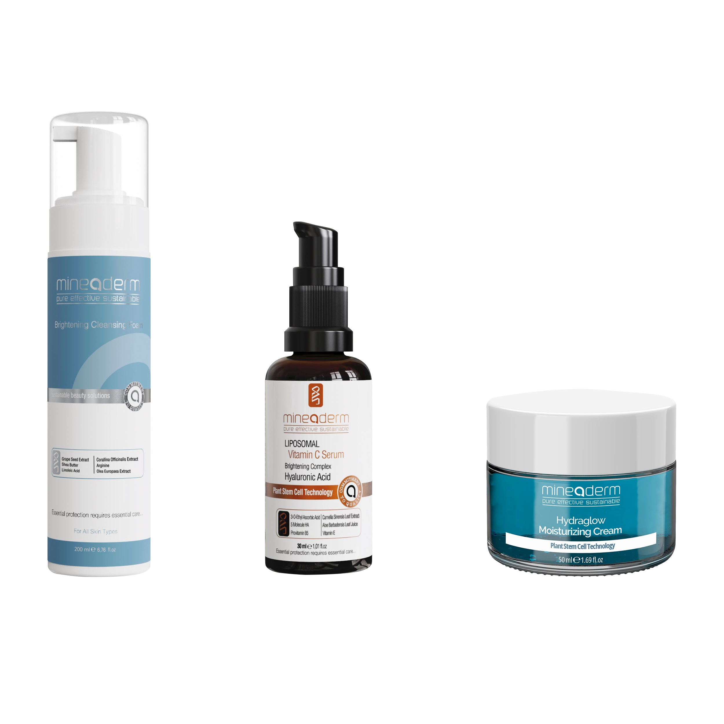 Strahlendes Pflegeset