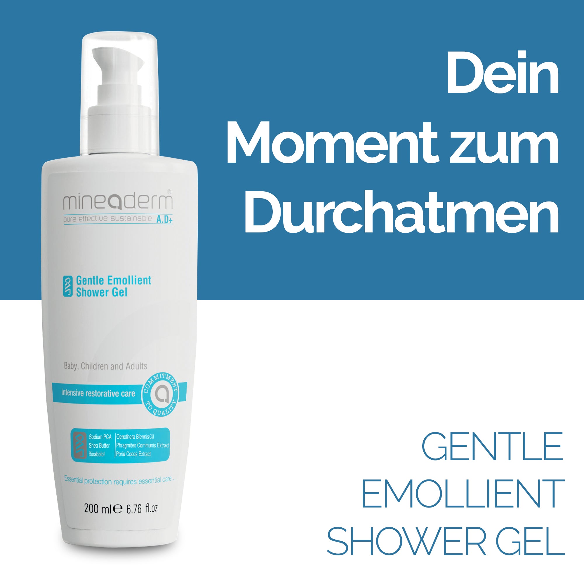 A.D+ GENTLE EMMOLIENT SHOWER GEL