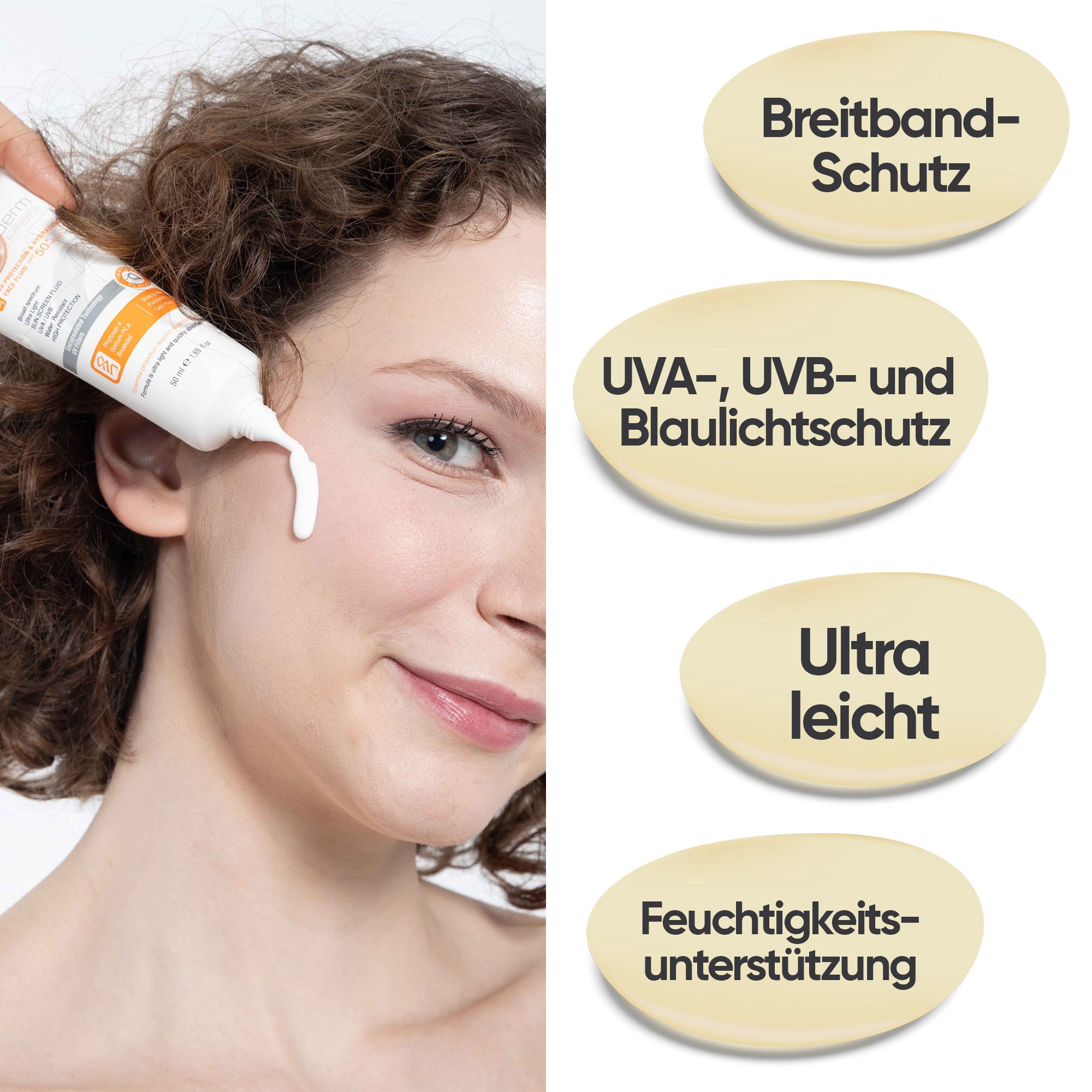 UV PROTECTION & HYDRATION FACE FLUID SPF 50+ UVB+UVA