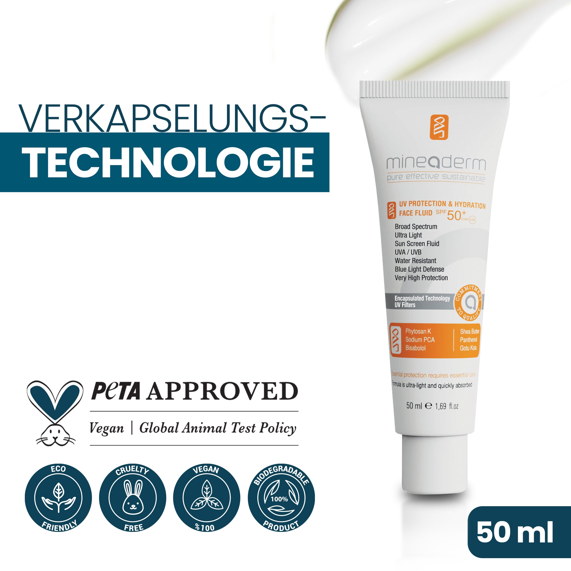 UV PROTECTION & HYDRATION FACE FLUID SPF 50+ UVB+UVA