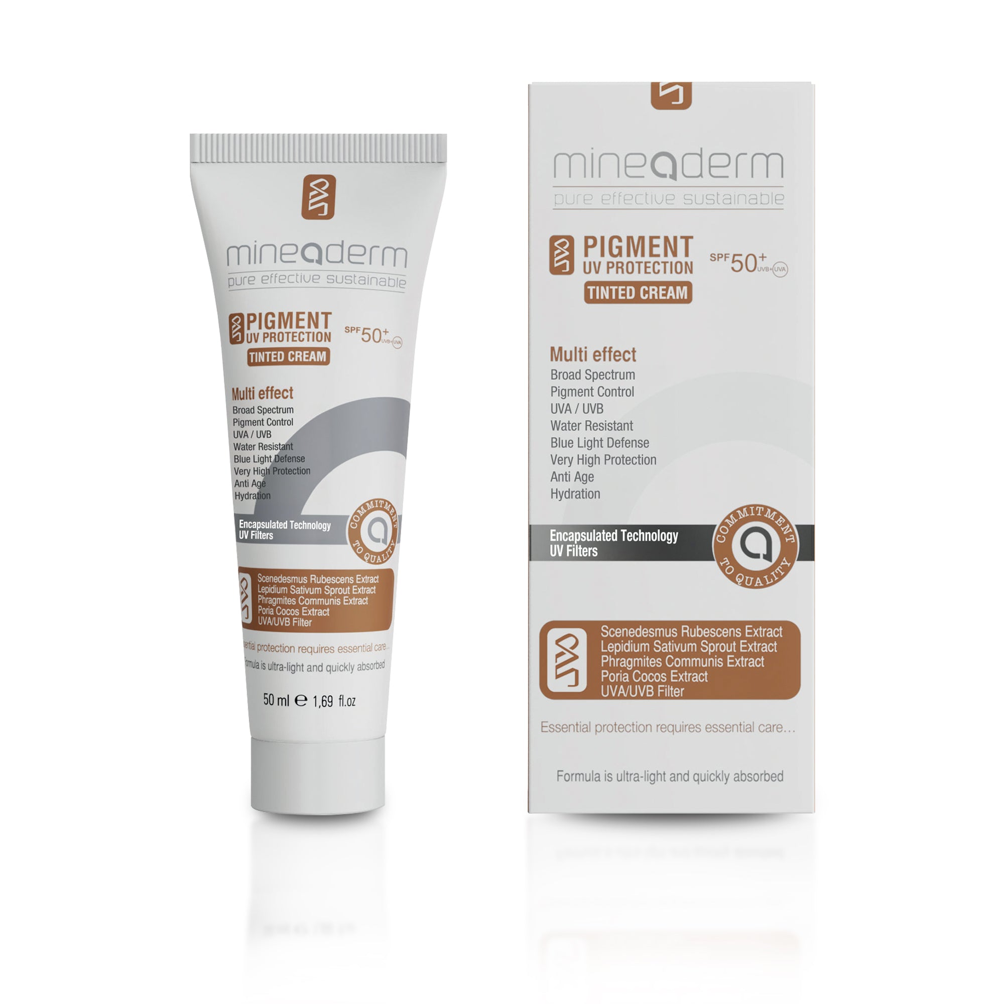 PIGMENT UV PROTECTION TINTED CREAM SPF50+ UVB+UVA