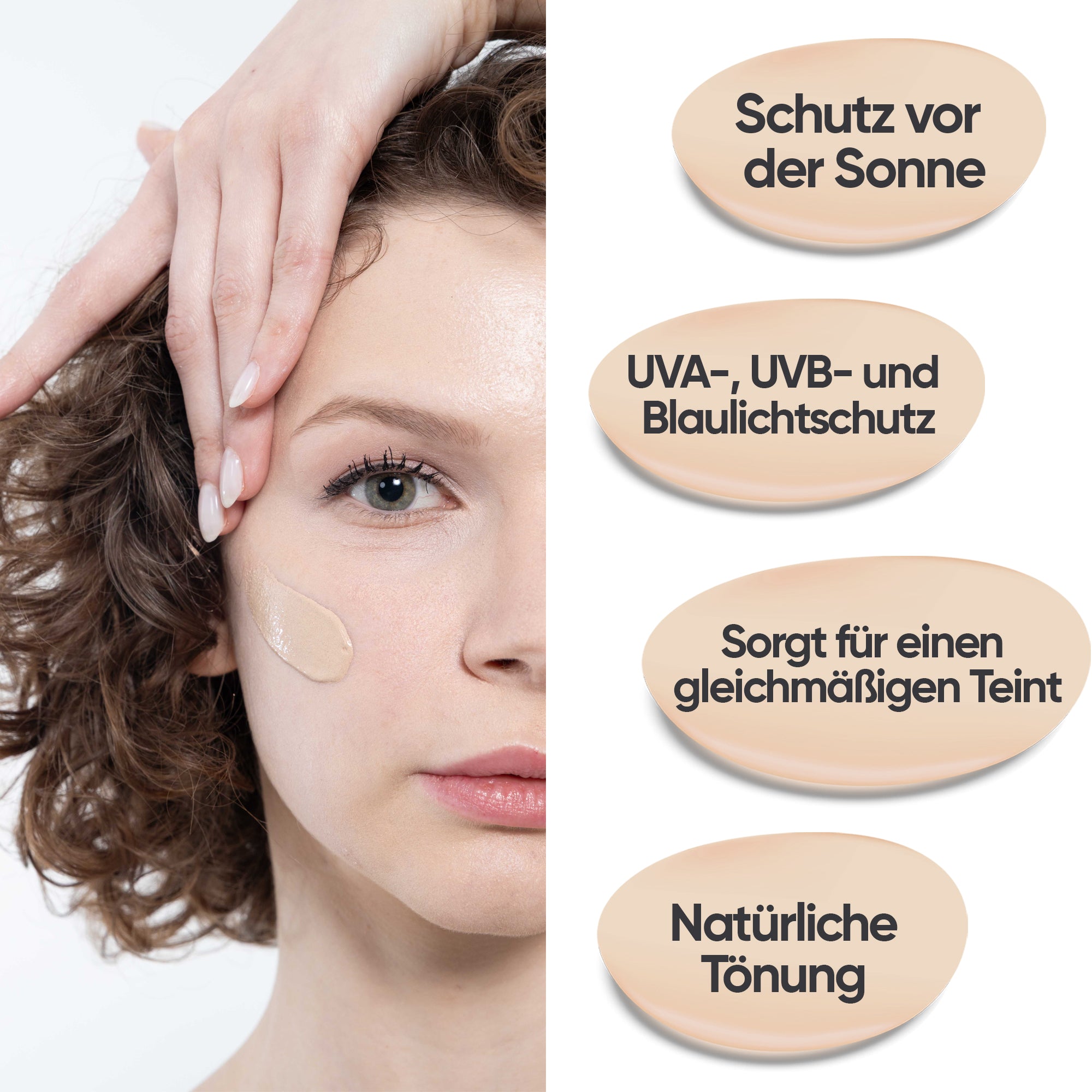 UV PROTECTION & HYDRATION LIGHTLY TINTED SPF 50+ UVB+UVA