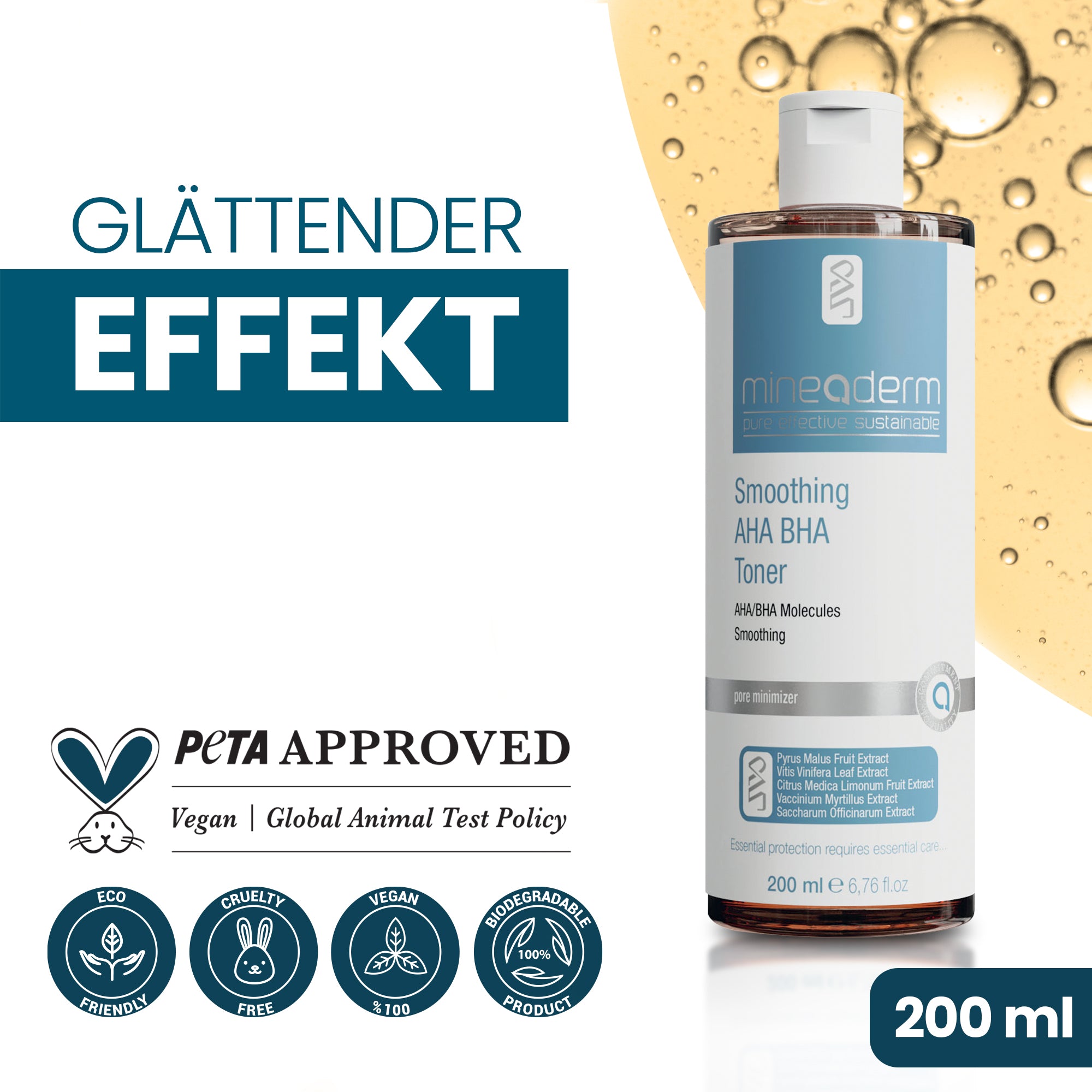 SMOOTHING AHA BHA TONER